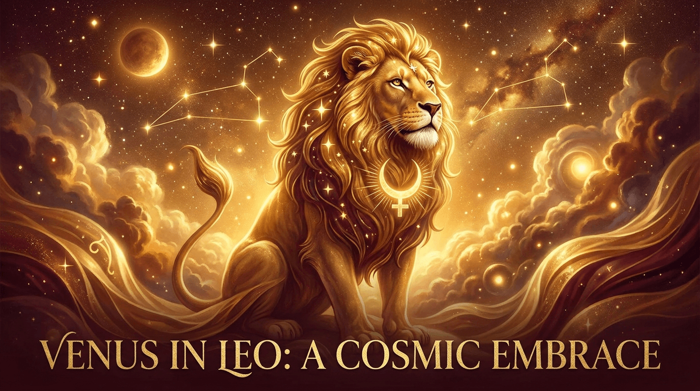 Venus en Leo en la carta natal: el amor que quiere ser visto
