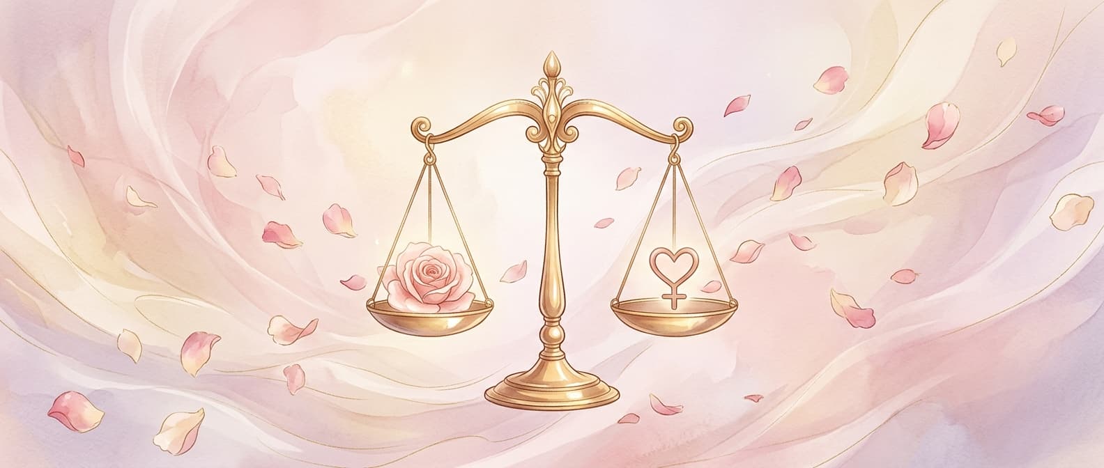 Venus en Libra en la carta natal: el amor como arte de la reciprocidad